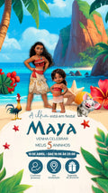 Convite Interativo - Moana