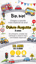Convite Interativo - Veículos/Placas